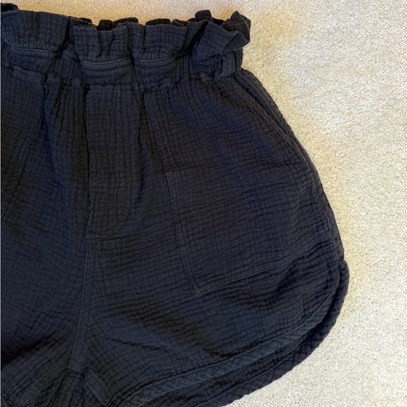 Splendid Black Cotton Gauze Hugh Waisted Shorts Size XS - Picture 4 of 13